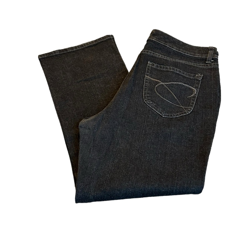 CHICO’S platinum denim jeans
